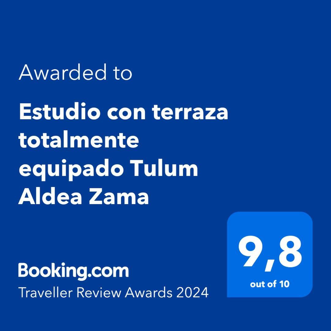 Nuevo Estudio Con Terraza Totalmente Equipado Tulum Aldea Zama Bagian luar foto